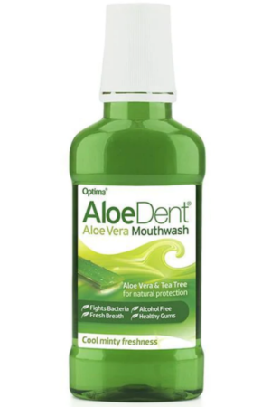 Optima Aloe Vera Mouthwash - with Grapefruit Seed Extract & Tea Tree (Alcohol & Saccharin Free)